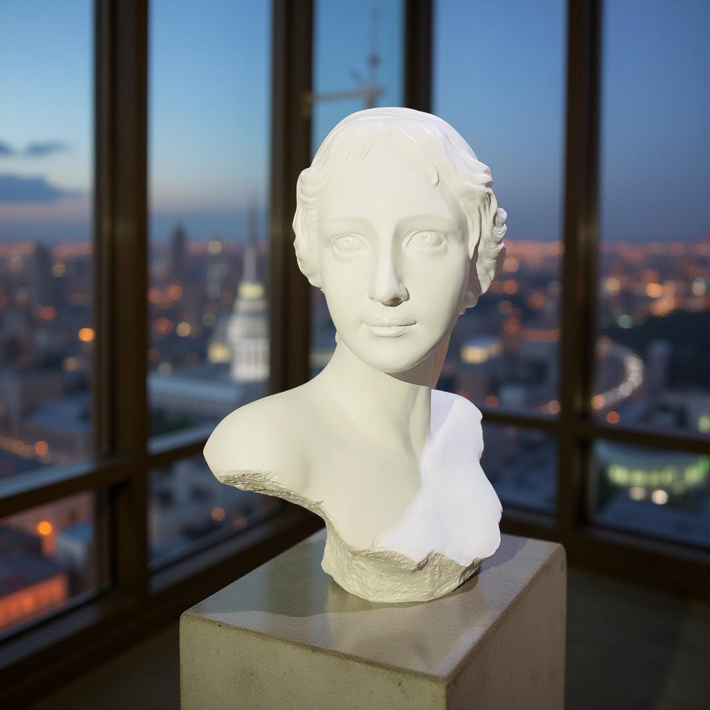 Classical Lady Bust Sculpture
