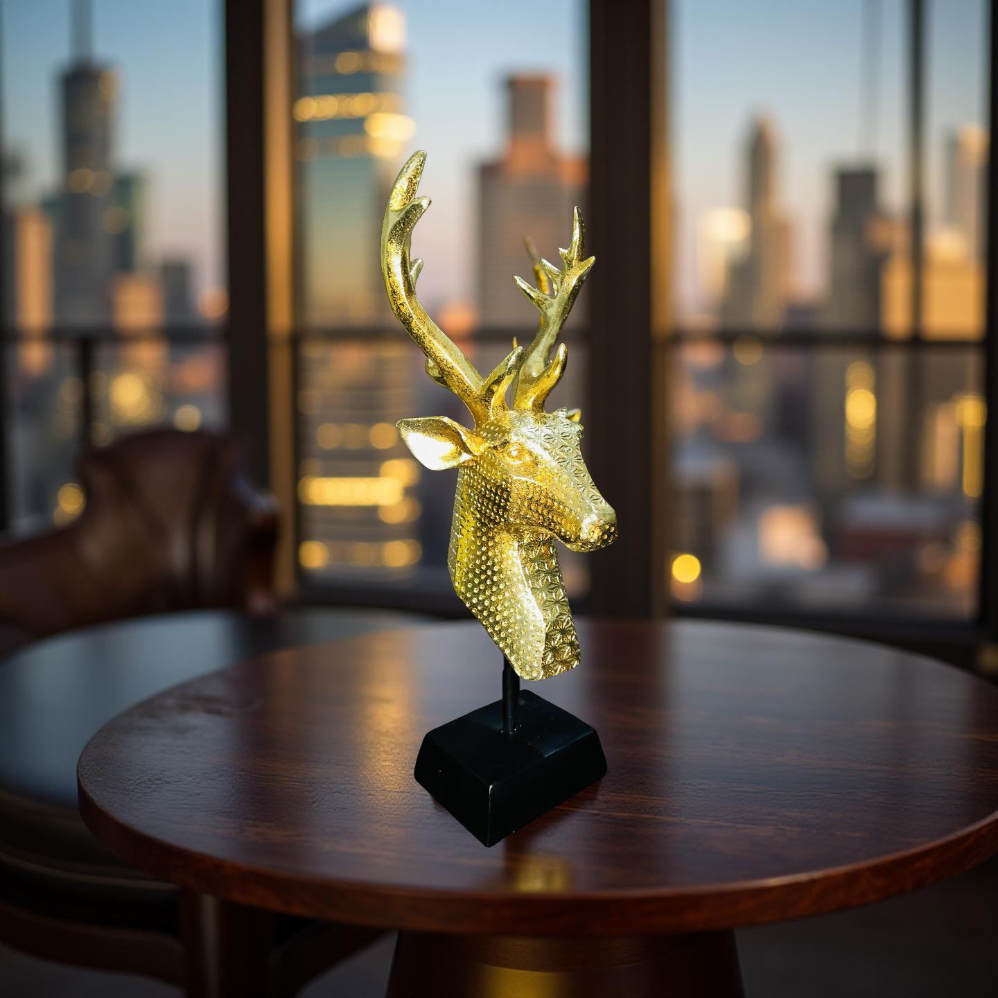 Golden Stag Resin Bust