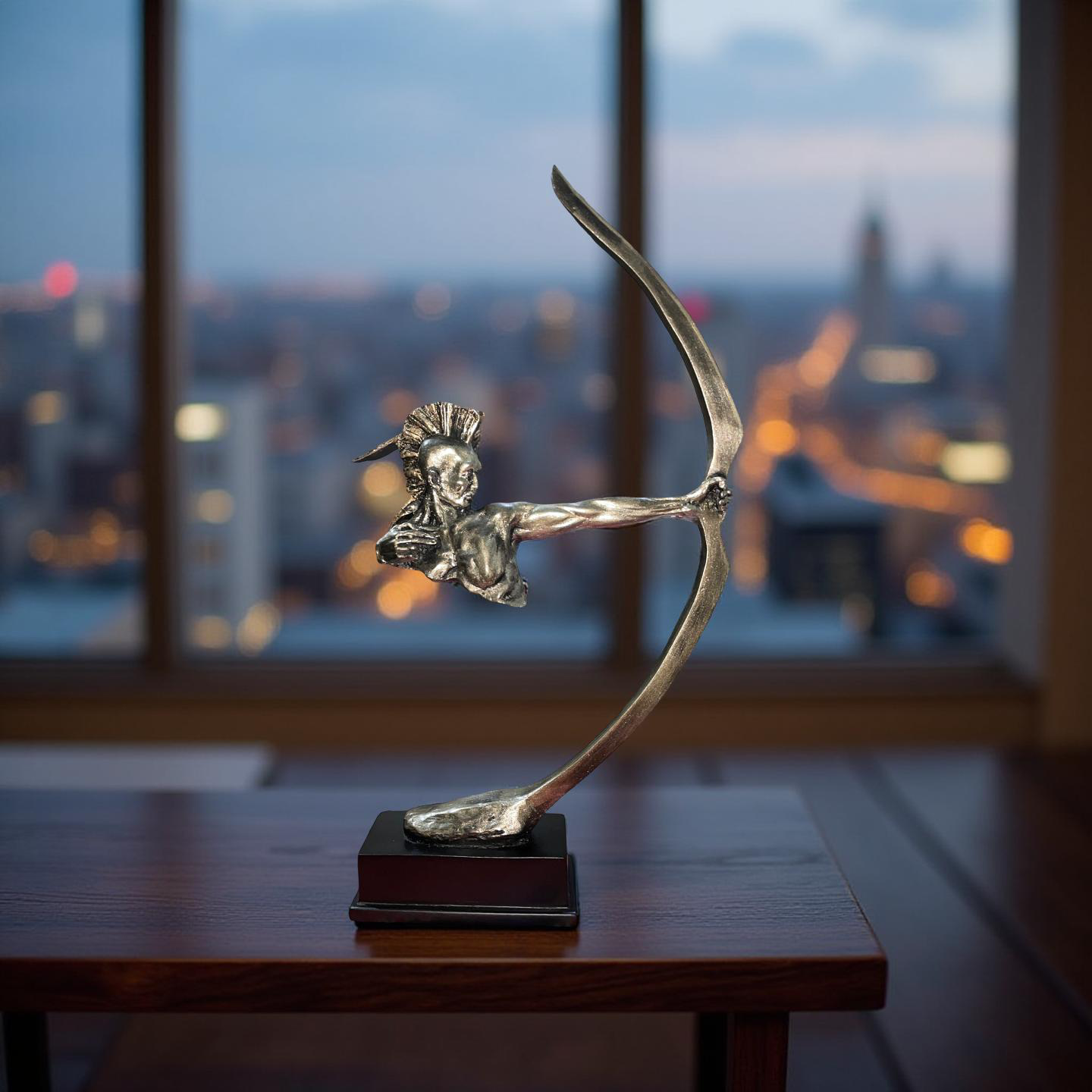 The Eternal Archer – Warrior with Bow Sculpture