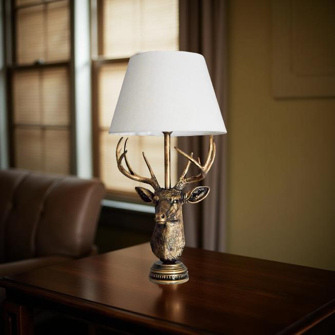 Majestic Stag Antler Lamp