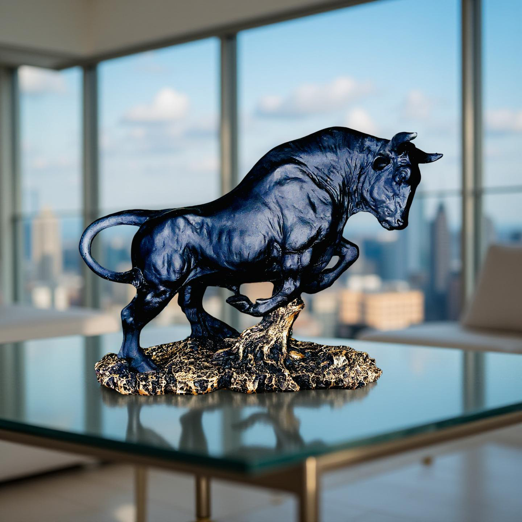 Titan Bull – Power & Prosperity Sculpture